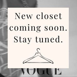 New closet coming soon